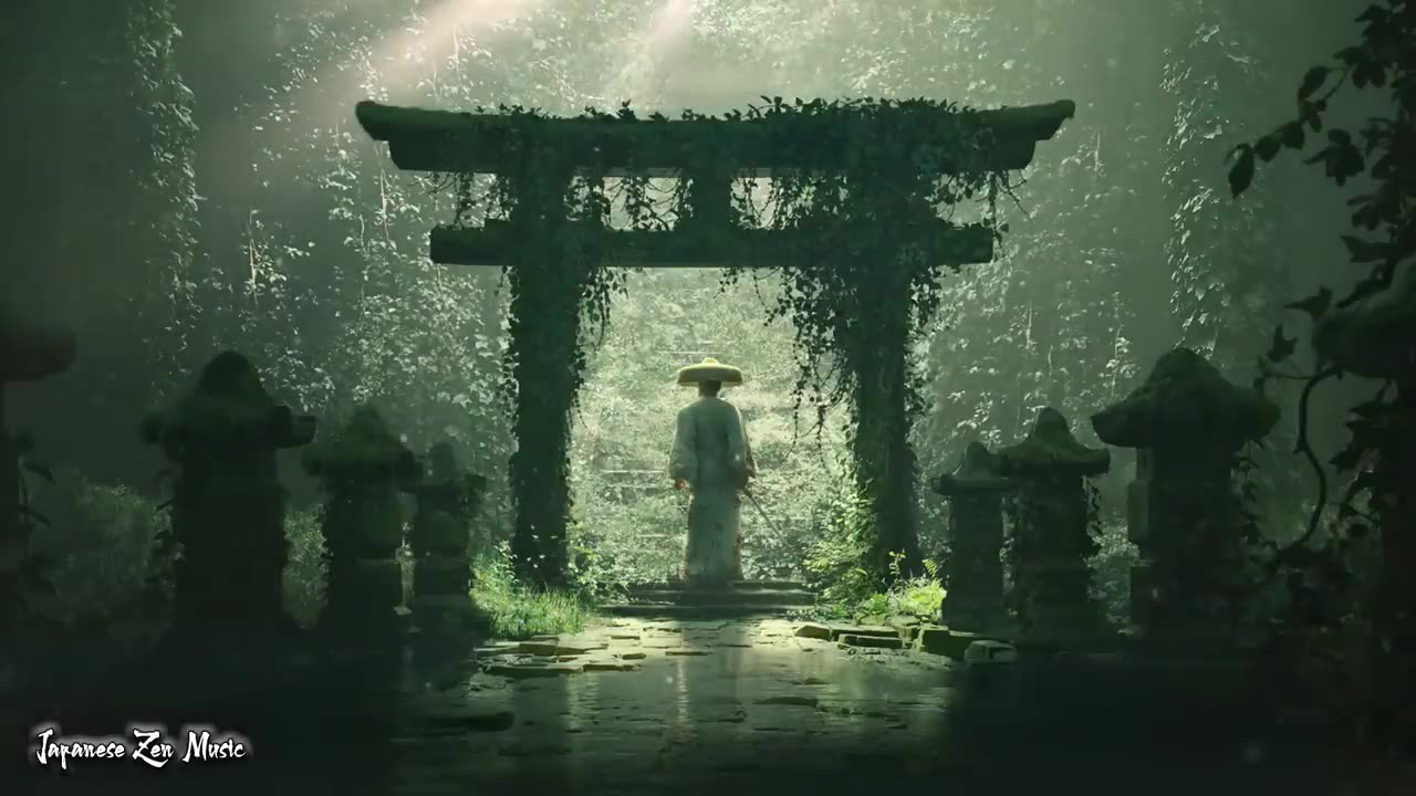 Japanese Zen Music - Japanese Flute Music For Healing, Soothing, Meditation