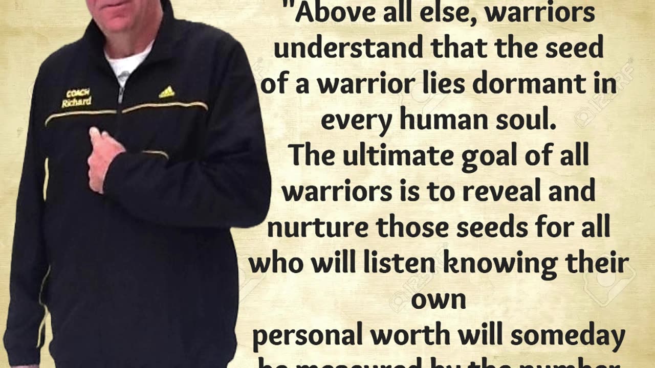 Coach Richard: Awakening the Warrior Within – Nurturing Strength in Others