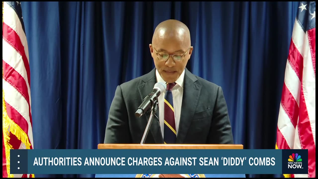 WATCH: Authorities announce charges against Sean 'Diddy' Combs | NBC News