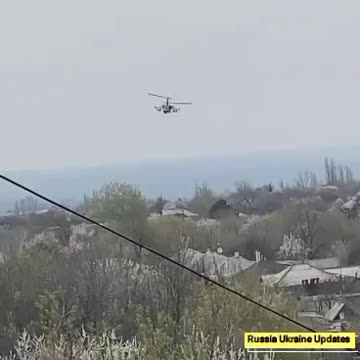 The work of combat helicopters Ka-52 and Mi-28N of the army