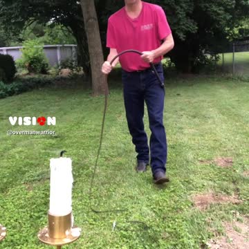 Putting Out A Flame with a Bullwhip