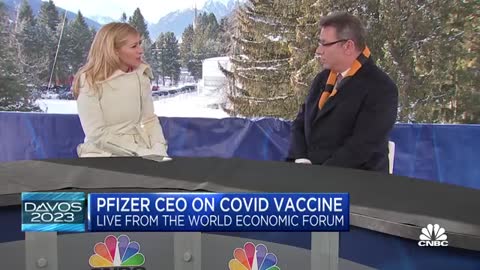 Last week. The CEO of Pfizer on new variants and boosters. 11:06 PM · Jan 25, 2023