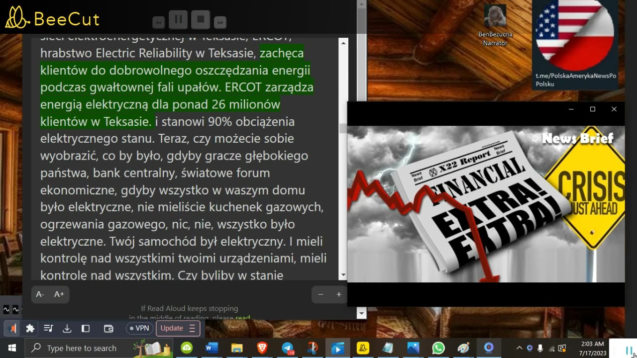 X22 RAPORT🔴3117a - Powstanie ludu, kłamstwa ujawnione oznacza zmianę gospodarczą🔴