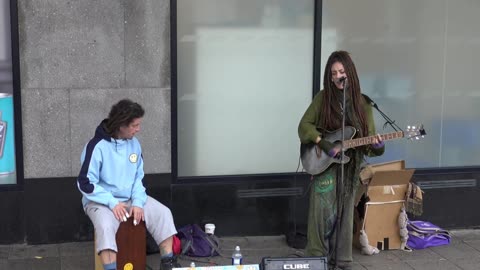 Cara Means Friend Busking in the Ocean City 7th November 2018 Part 2,