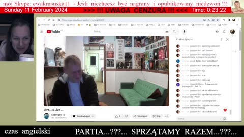 Rozmowa z Rafałem i Andrzejem na "Szpenges TV" i "RALF TV" 👮‍♀️ - 10-11.02.2024 rok