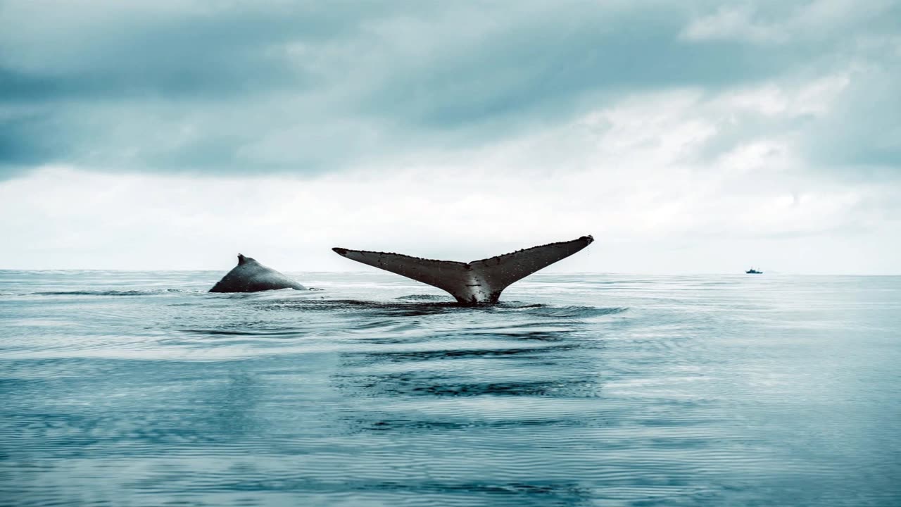 Underwater Whale Sounds Ambience.