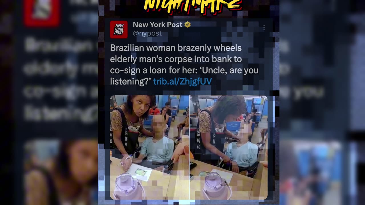 Financial Nightmare 🔥 Demonic Woman uses a deceased elderly to get a loan in her name at a Bank!