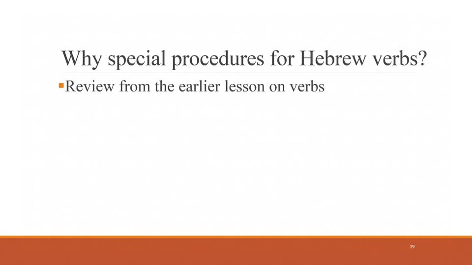 Session 18: What Do You Mean? – Hebrew Word Studies