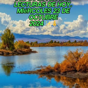 🙏✨Oración Inspirada en las Lecturas de Hoy ✨🙏