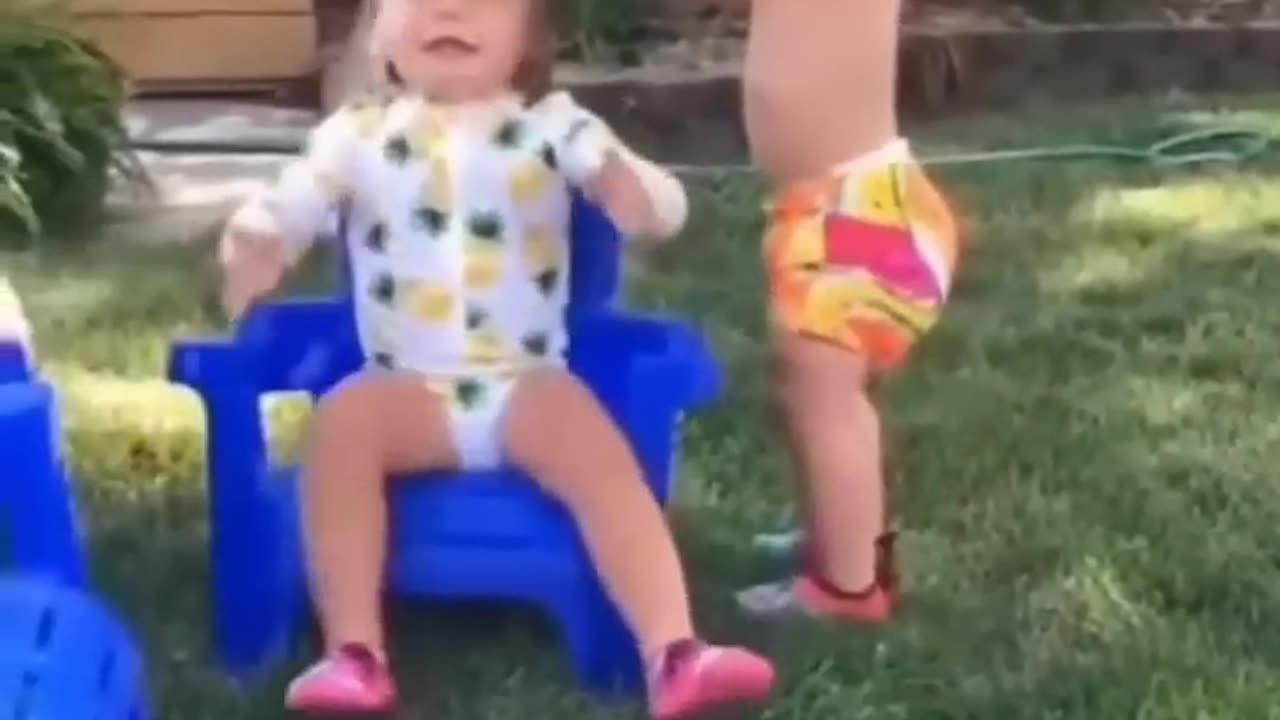 Try not to laugh with these adorable babies 🥰 #funnyvideo