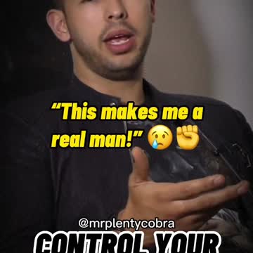 Tate on needing to be emotionally STRONG…💯