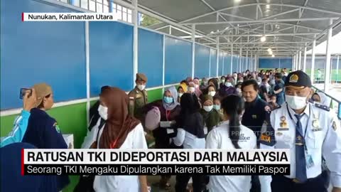 Ratusan TKI Dideportasi dari Tawau Malaysia Karena Tak Memiliki Paspor