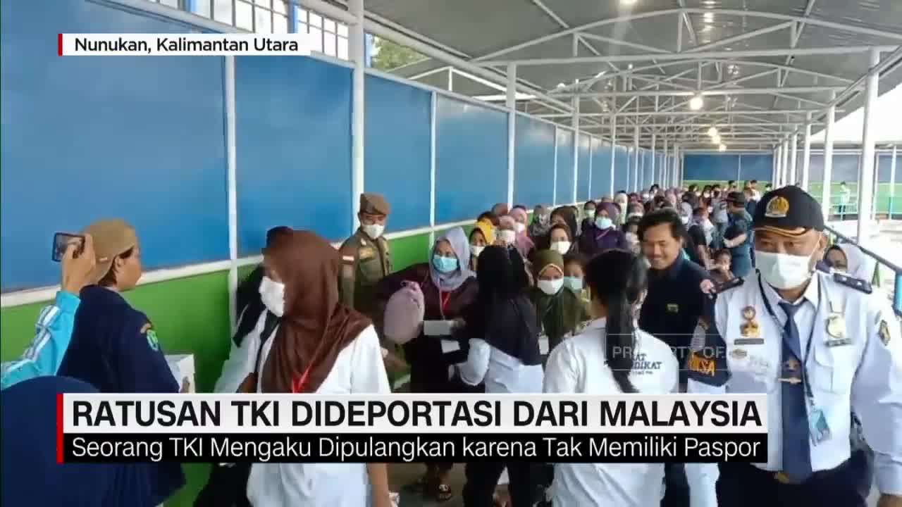 Ratusan TKI Dideportasi dari Tawau Malaysia Karena Tak Memiliki Paspor