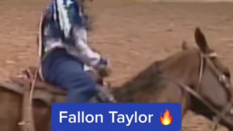 At just 13 years old Fallon Taylor shined bright on the biggest stage at the 1995 NFR 💨