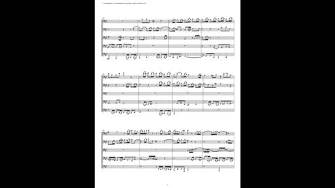 J.S. Bach - Well-Tempered Clavier: Part 1 - Fugue 16 (Euphonium-Tuba Quintet)