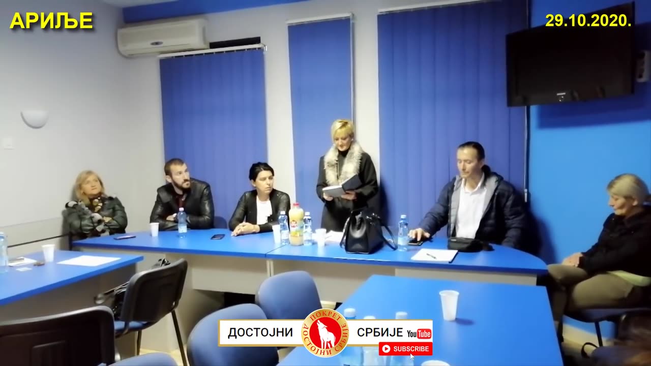 SRBIJA SE BUDI - ARILJE - FORMIRANJE LOKALNE SAMOUPRAVE - DOSTOJNI SRBIJE - 29.10.2020