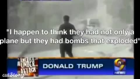 Donald Trumps words on 9/11 shortly after it had taken place.