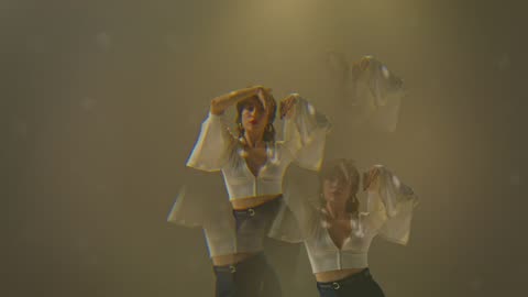 Romantic dancer performing well