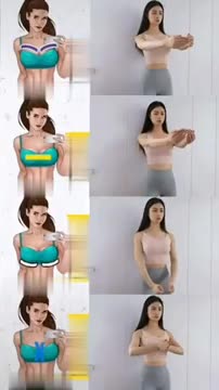 chest workout at home for women and girls #fitness #shorts #workoutathome #exercise #yoga #women