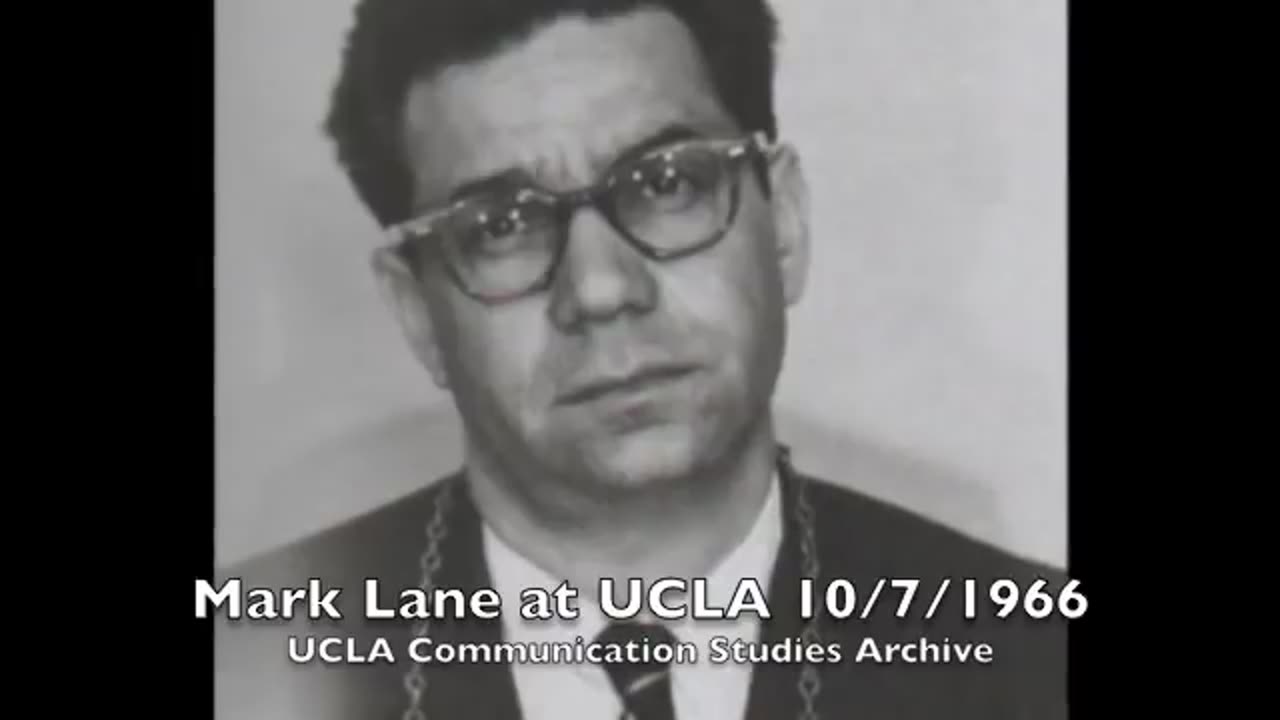 JFK MARK LANE UCLA TALK
