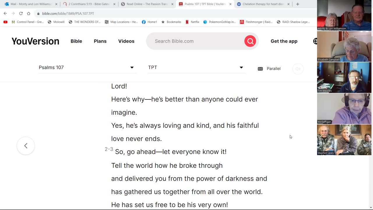 Zoom Prayer and Share Meeting - Nov. 15/2023