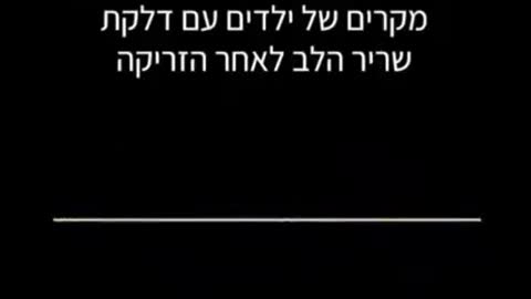 אלונה אלמן הקלטת עדות כל יום מגיעים לשניידר בין 5 6 מקרים של ילדים עם דלקת שריר הלב לאחר חיסון