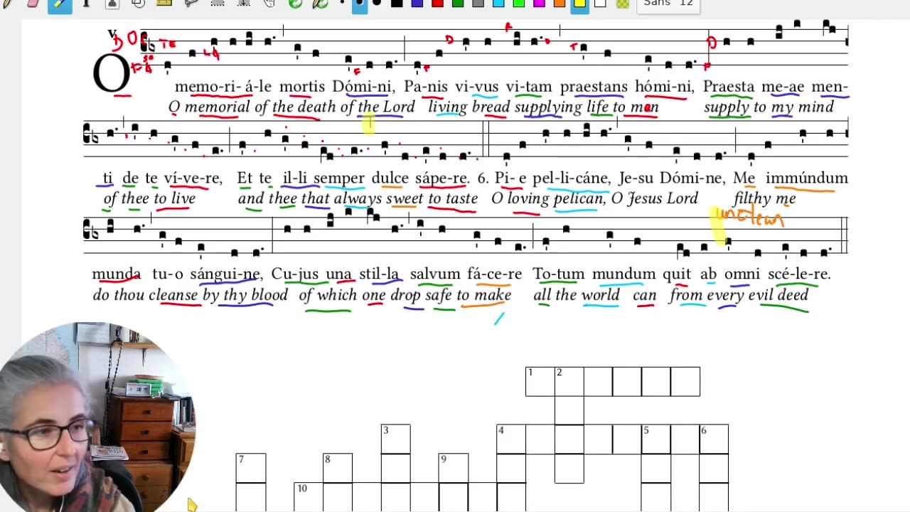 Weekly Chant: Adoro Te Devote, v5&6