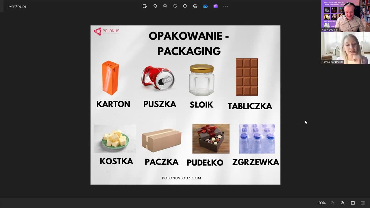 Polish Vocabulary – Packagings and Containers