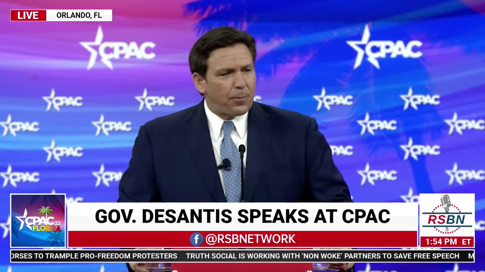 Gov. DeSantis: "In times like these, there is no substitute for courage..."