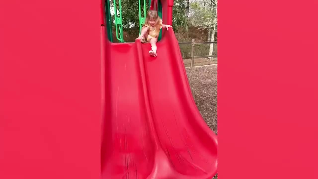 Funny Babies Playing Slide Fails 2023 - Cute Baby Videos 2023