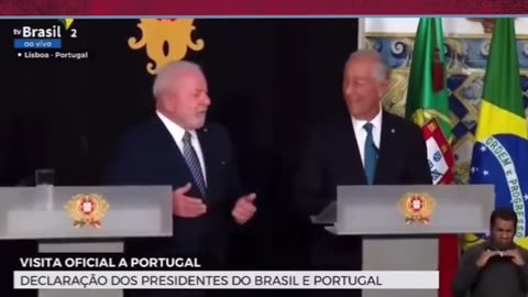 OI LUIZ - MAIS UM VEXAME Imprensa portuguesa está chocada com Lula!