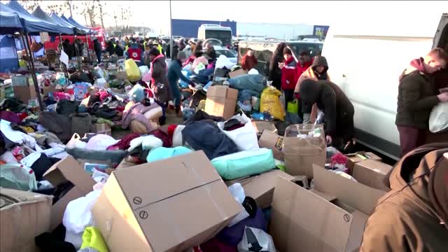 Refugee stood "all day and night" at Ukraine border