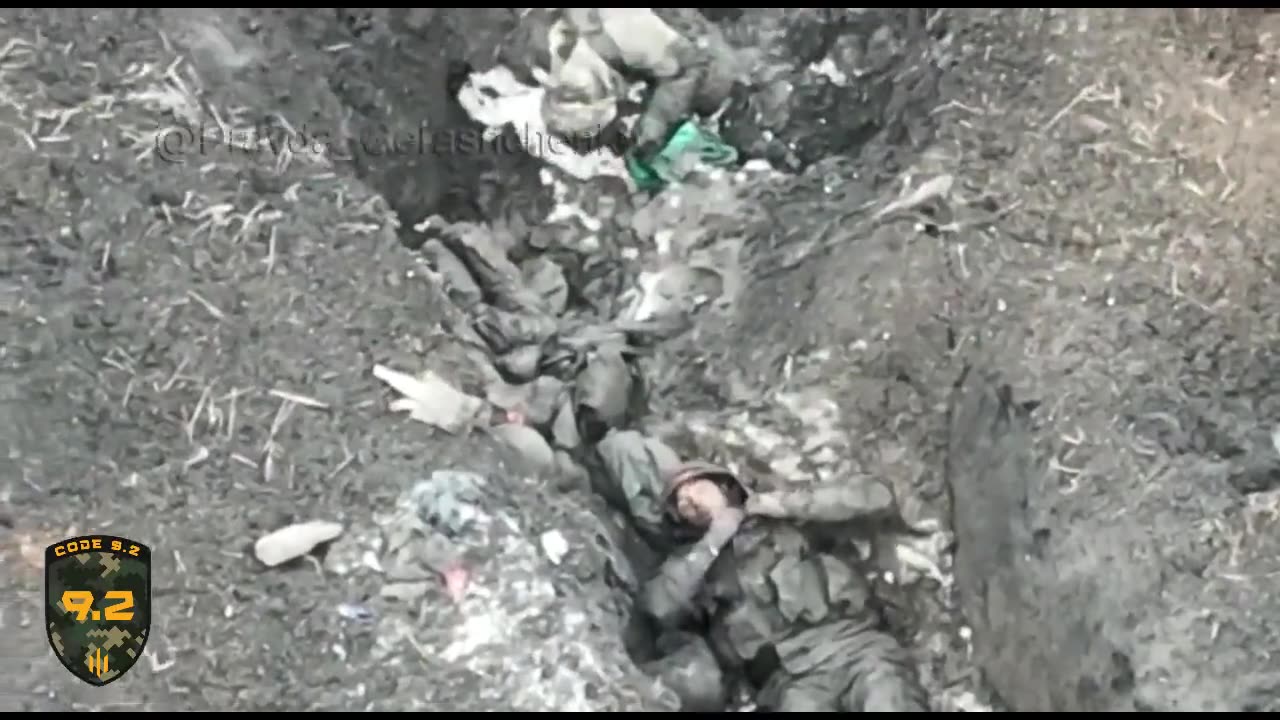 Dozens of Russians Left in Their Trenches