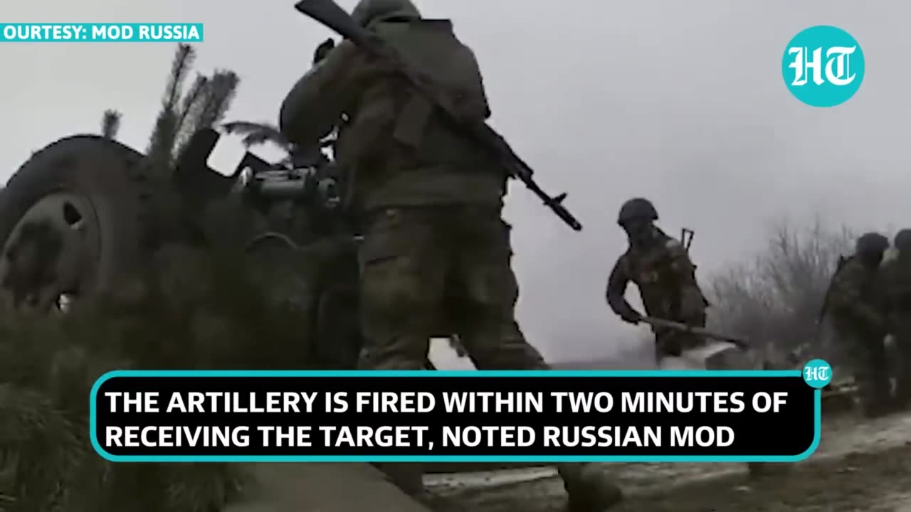 Russia releases dramatic footage of tanks raining ‘hell-fire’ on trapped Ukrainian soldiers