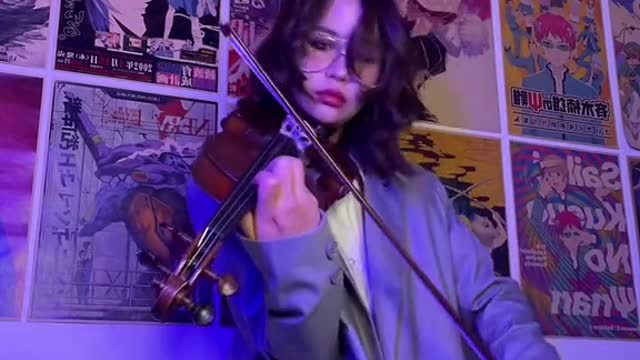 Violin playing