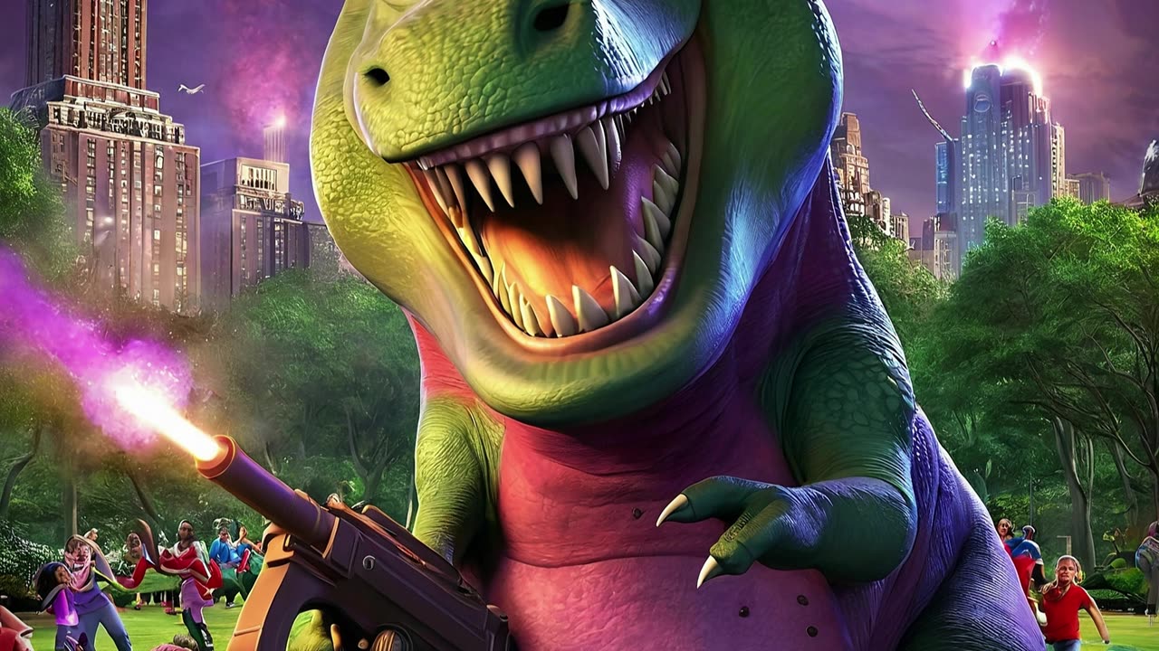 Barney The Dinosaurs Funny Parody (Ai Edition) 🦖 #ai #chatgpt #aiart