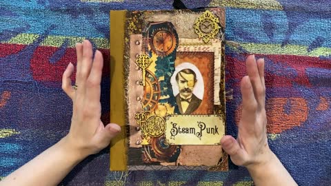 Steampunk/Masculine Junk Journal Flip-Through