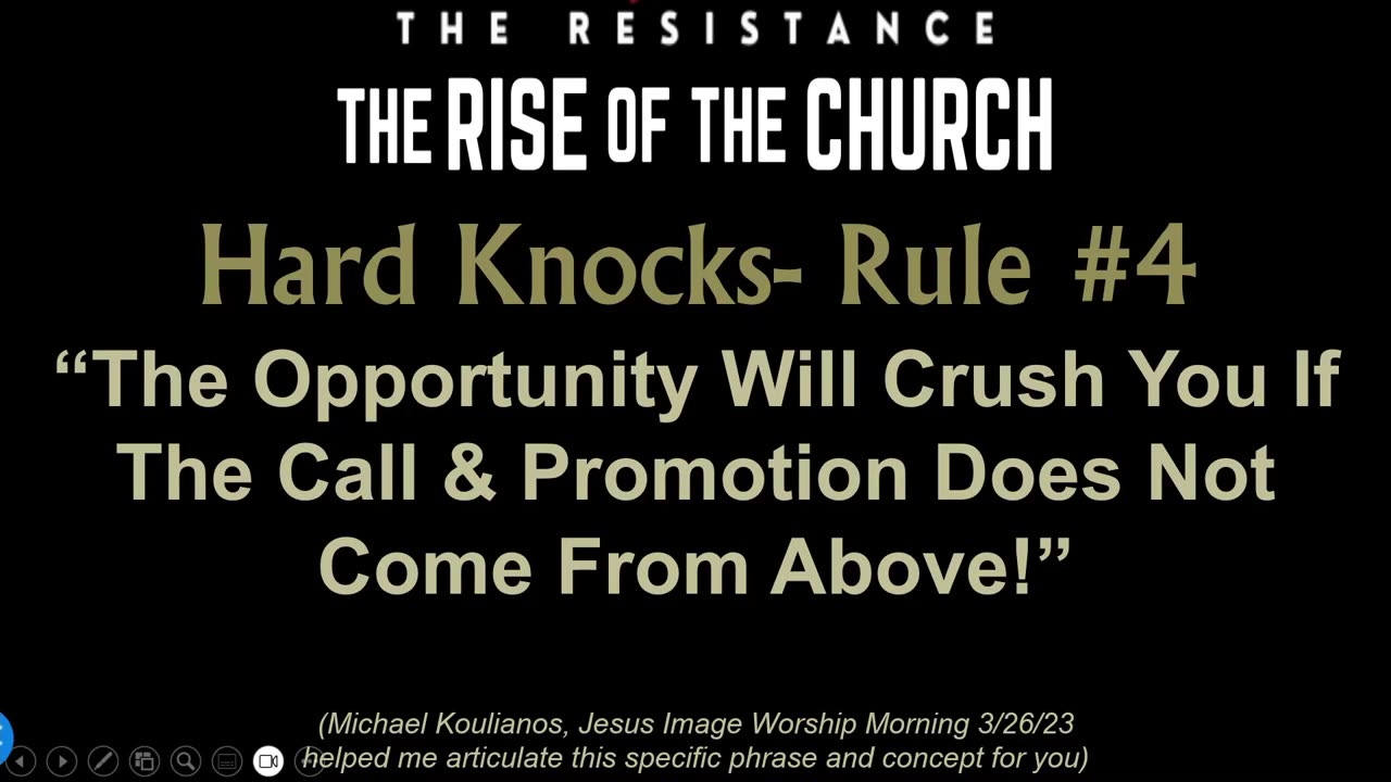 Ep 315 Building a Stronger Church The Resistance: Rise of the Church- Rules of Hard Knocks 20 & Wrap