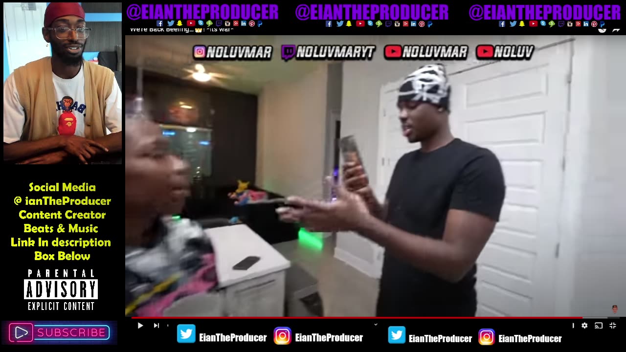 reacting to Noluvmar We’re Back Beefing…😤! its war lol