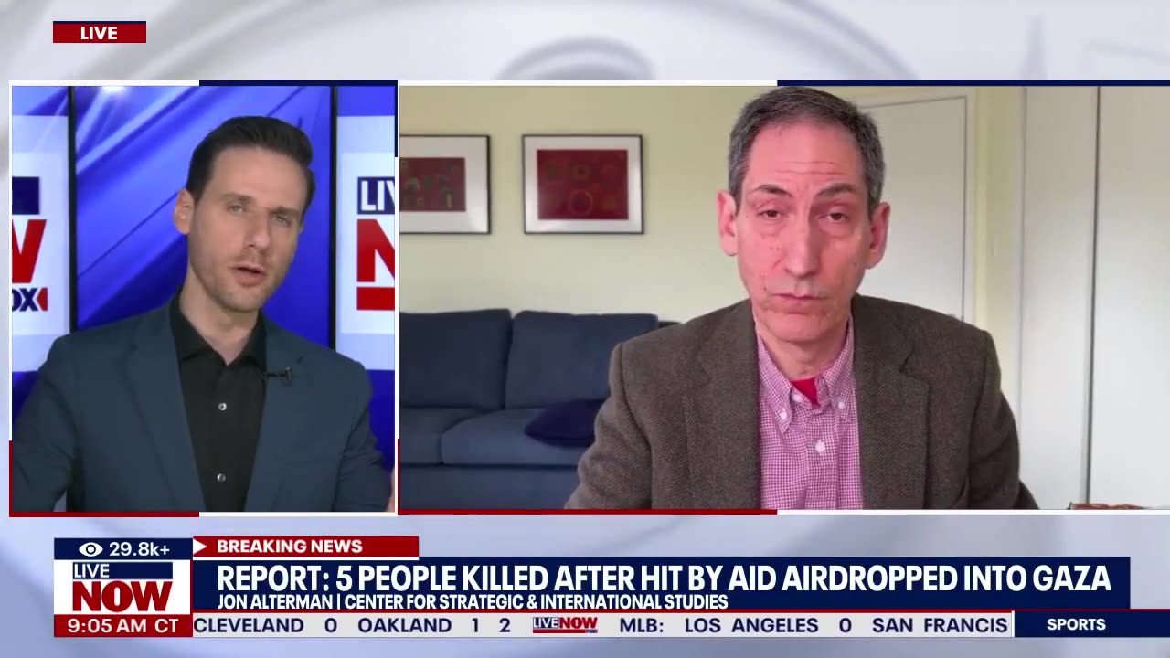 "US Aid Airdropped in Gaza Kills 5 People"