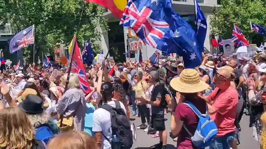 Protest in Melbourne 12-12-2021_Part 1
