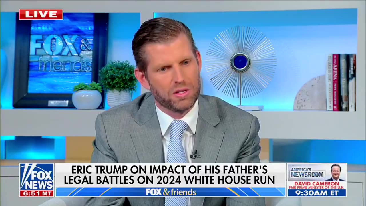 Eric Trump: "There is only one real threat to our democracy, and his name is Joe Biden."