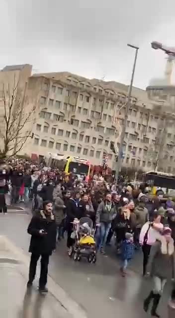 Luxembourg Yesterday Protest for Freedom over Mandates & restrictions