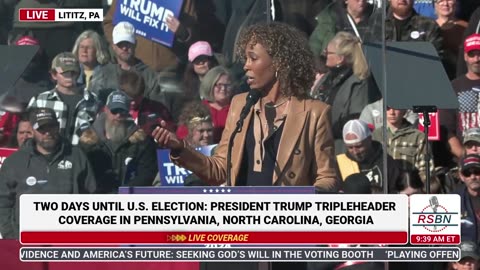 Sage Steele Rally in Pennsylvania 11/3/24