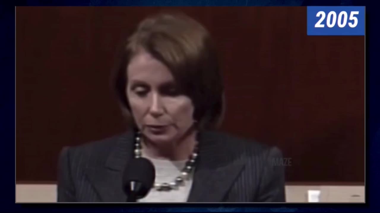 OxyMORON Pelosi on "Broken Borders" (BEFORE)