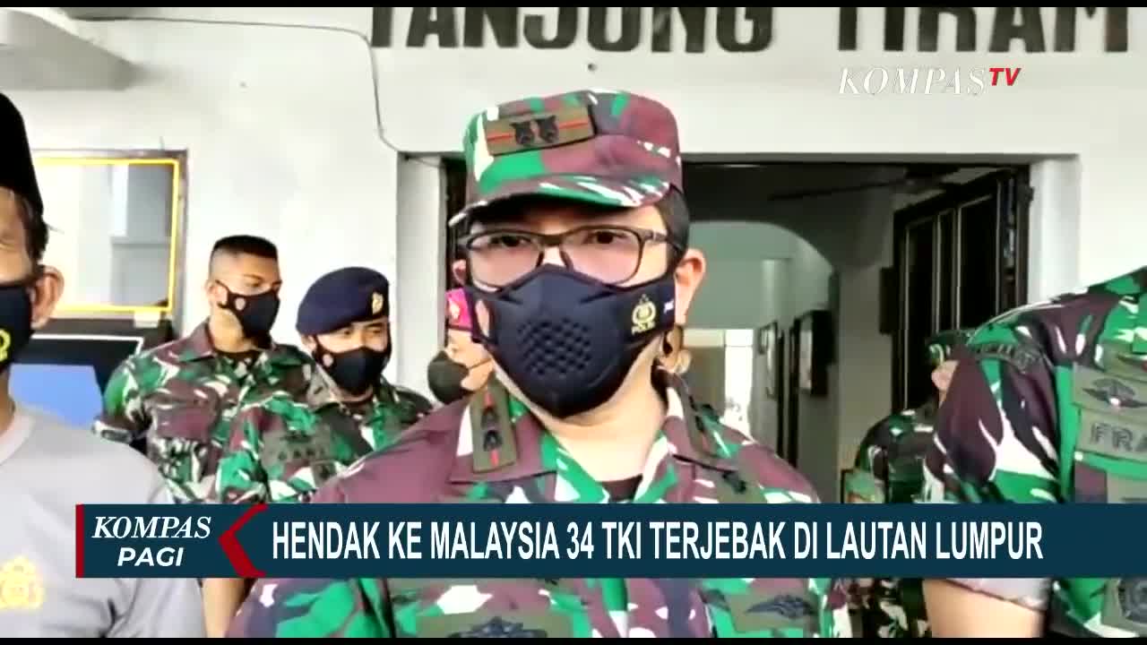 Puluhan TKI Ilegal Nyaris Tenggelam di Lautan Lumpur Saat Menuju Malaysia, Nahkoda Kapal Kabur