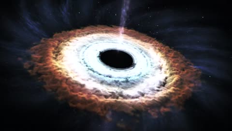 NASA Massive Black Hole Shreds Passing Star