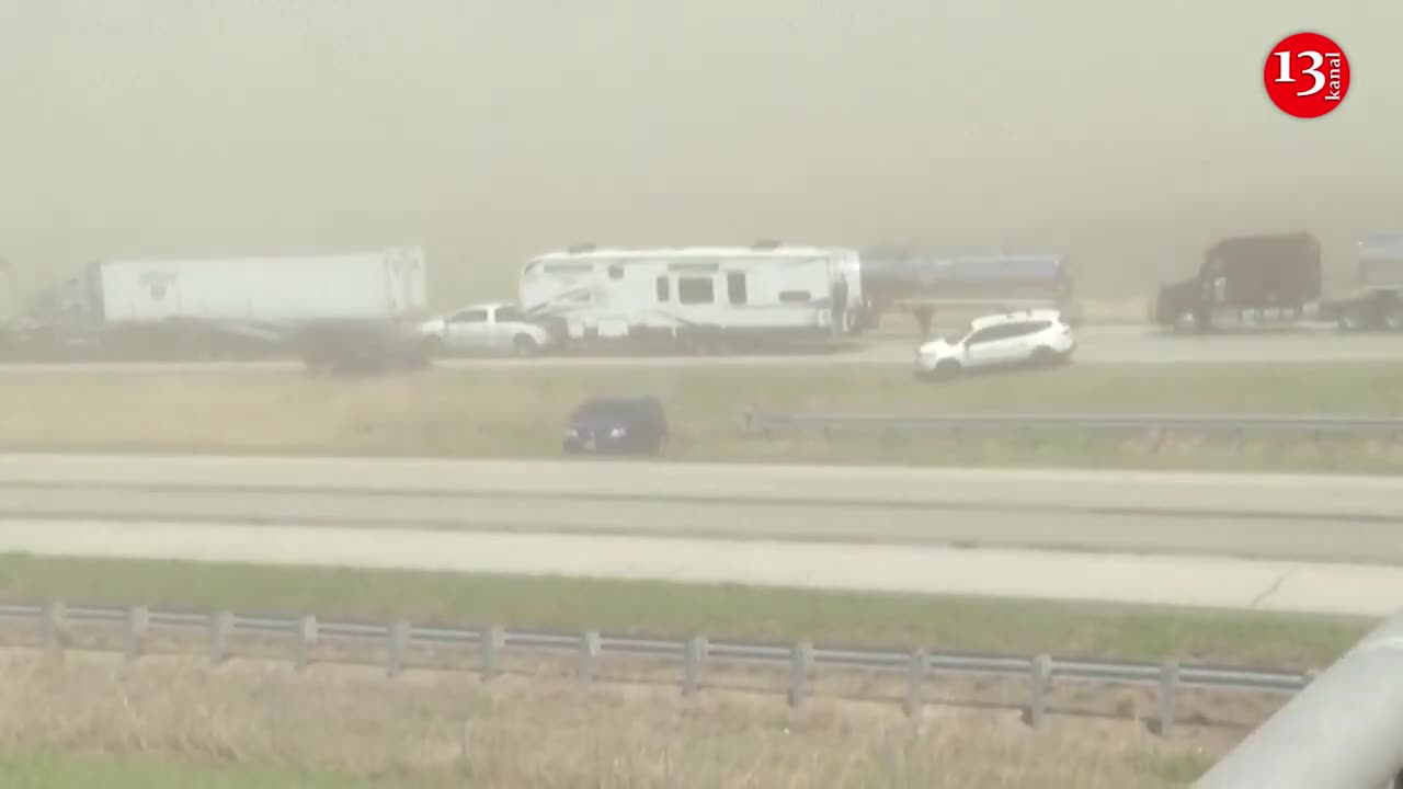 Dust storm sets off massive pileup in Illinois interstate