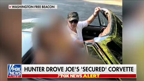 Hunter Biden Caught Driving Corvette Parked Next To Classified Docs