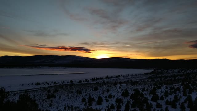 Sunset at the lake